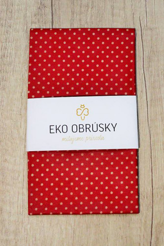 Wachsbeschichtete Öko-Tischdecke M 29x29cm